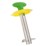 Max Stainless Steel Pineapple Corer Slicer Cutter Wedger Core Remover Green