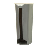 Maxbell Storage Box Grocery Bag Holder Wall Mounted for Restaurant Hotel Pantry Grey