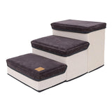 Maxbell Dog Stairs with Washable Cover Dogs Ramp Ladder Portable for Climbing up