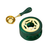 Maxbell Melting Pot Sealing Furnace Tool for Melting Seals Beads Sealing Stamp Stamp green