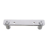 Max Tremolo Bridge Double Locking Assembly Systyem Screw Support Bracket Silver