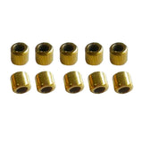 Max 10pcs Fishing Rod Guides Ring DIY Pole Guide Repair Golden Cylindrical 03