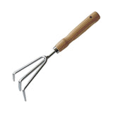 Maxbell Gardening Tool Tilling with Wooden Handle Digging Gadget for Gardening Gardening rake