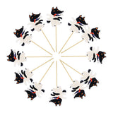 Max 12 Sets Cupcake Toppers Cake Picks Party Favors Wolf - 5.06x5.5cm