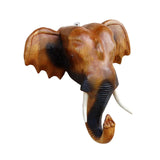 Maxbell Wall Elephant Sculpture Wall Hanging for Living Room Background Housewarming 12inch