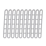 Max 10pcs Camping Tent Rope Fastener Guyline Tensioner Rope Adjuster 6 Holes