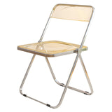 Maxbell Acrylic Clothing Store Photo Chair Furniture for Dining Room Office Home Light Yellow