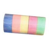Maxbell 5Pcs Sticky Ball Rolling Tape Decorative Candy Color for Party Children
