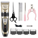 Maxbell Portable Dog Cat Hair Trimmer Kit Pet Animal Electric Shaver Clipper B