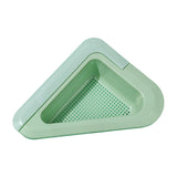 Maxbell Sink Colander Drain Basket Kitchen Storage Rack Strainer Basket Container Green