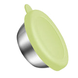 Maxbell Reusable Condiment Cup with Lids Stainless Steel for Kids Lunch Box Picnic Green