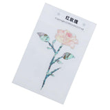 Maxbell Guitar Head Sticker Guitar Face sticker for Folk Electric Guitar Red Rose