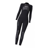 Maxbell Women 3mm Neoprene One-Piece Wetsuit Long Sleeve Diving Back Zip Jumpsuit XL