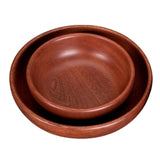 Max Wooden Fruit Salad Serving Mixing Bowl Food Container Storage Organizer M