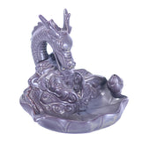 Maxbell Ceramic Backflow Incense Burner Dragon Incense Holder Buddhist Censer