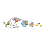 Maxbell Bunny Car Stickers Car Window Decals Graphic for Cars Windows Vehicles Left L