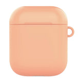 Maxbell Bluetooth Earphone Silica gel Dust Proof Cover For Airpods1  2 Red apricot
