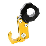 Max Maxb CNC Alloy Folding Hanger Hook Buckle For 22mm Handlebar Motorcycles Golden