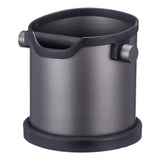 Maxbell Portable Coffee Knock Box Container Waste Bucket for Coffee Machine Non-Slip Black