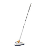 Maxbell Telescopic Flat Cleaning Mop with Microfiber Pad Washable for Laminate Wood White