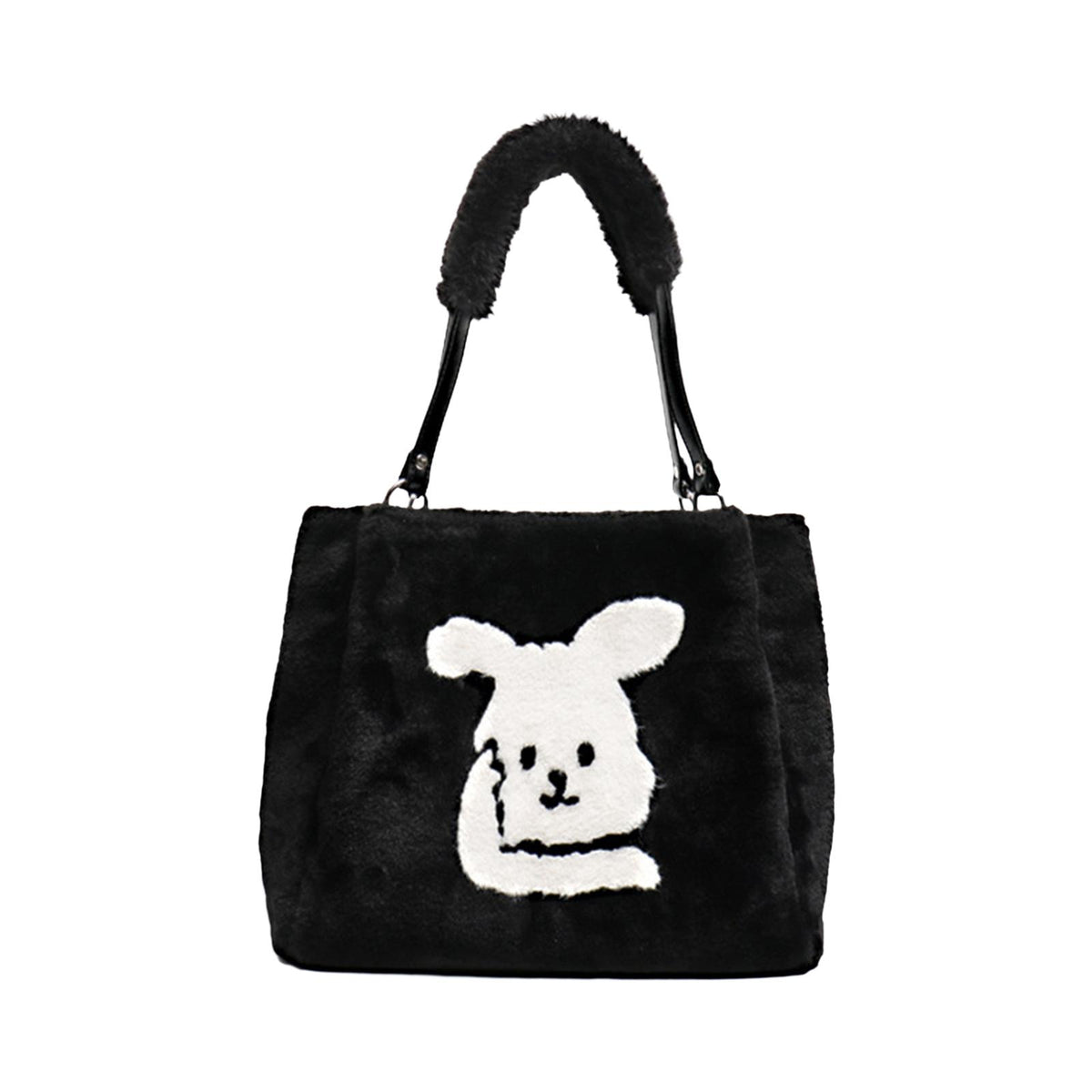 Maxbell Fluffy Shoulder Bag Funny Large Capacity Shoulder Bag for Party Wedding Prom
