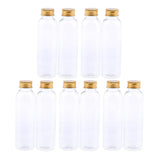 Maxbell 10x 120ml Empty Refillable Bottles for Travel Makeup Lotions Wash Shampoo Golden Cap