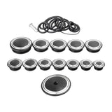 Maxbell Motorcycle Aluminum Frame Hole Cap Set for BMW R Nine T R9T 2014 2015 2016