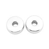 Maxbell 2Pcs Motorcycle Handlebar Risers for Harley Davidson Fxdl Dyna Lowrider Silver