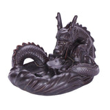 Maxbell Ceramic Backflow Incense Burner Home Decor Dragon Cones Holder Censer b