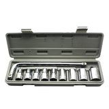 Maxbell 10pcs Automobile Motorcycle Repairing Tool Case Socket Wrench Set