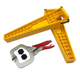 Maxbell Drawer Installation Aid Track Jig Door Drawer Track Jig Mounting Tools with 11inch Clamp
