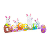 Maxbell Door Frame Door Decoration Sign Easter Sign for Door Photo Props Spring 22cmx14.5cm