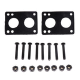Maxbell Skateboard Shock Riser Pads Longboard Hardware Screw Set  6mm Pad+35mm Nail