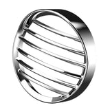Maxbell Motorbike Headlamp Cover Shade Protector for Round 14cm Headlight Durable Argent