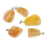 Max Natural Mineral Pendant Polished Stone Pendant Decor for Necklace Gifts #12