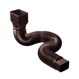 Maxbell Downspout Extended Drain Pipe Extension Garden Drainage Connector Home Brown