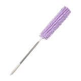 Maxbell 2.5M Extendable Ceiling Duster Bendable Duster for Cleaning Wardrobe  Purple