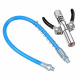 Maxbell Heavy Duty Grease Gun Reusable Quick Lock and Release for Car Fittings Nozzle and 30cm Hose