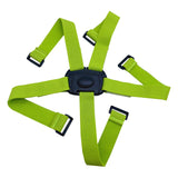 Maxbell Folding Bike Carrier Bracket Belt Pannier Front Bag Holder Rack Strap green and black