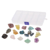 Max A Box of Natural Quartz Crystal Amethyst Apatite Tumbled Mineral Stone