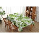 Max Tropical Plants Crane Printed Tablecloths Waterproof Polyester 140*260CM N