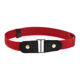 Max No Buckle Stretch Belt for Men and Women Red
