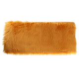 Max 50cmx100cm Sheepskin Fluffy Skin Faux Fur Fake Rug Mat Rugs Dark Orange