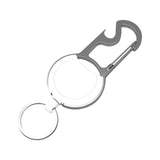 Maxbell Keychain Carabiner Anti Lost Heavy Duty Reusable for Office Home Outdoor white