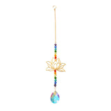 Maxbell Handmade sun catcheringing Pendant Ornament Prisms Pendant Hanging Wind Chime Style coloful