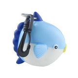 Maxbell Scuba Diving Mouthpiece Cover Cartoon Fish Shape Convenient with Swivel Clip Sunfish