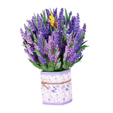 Maxbell Popup Card with Envelope Birthday Card Romantic Popup Greeting Cards Lavender