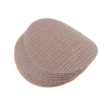 Max 10Pcs 80-1500 Grit 5 inch Flocking Sand Paper Sheet Disc 240-Grit