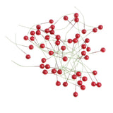 Maxbell 50 Pieces Simulation Small Berries Fruits Party Props DIY Craft Red