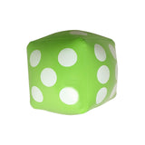 Maxbell Giant Inflatable Dice Toys Jumbo Inflatable Dice for Stage Prop Party Favors Green